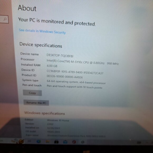 1X Lenovo ThinkPad 11e (2nd Gen) 20E5 Flip design Laptop Intel Core M - 5Y10c - Picture 2 of 8